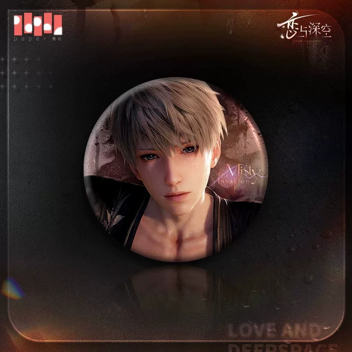 Love and Deepspace ★ Misty Invasion Tinplate Badge - Xavier