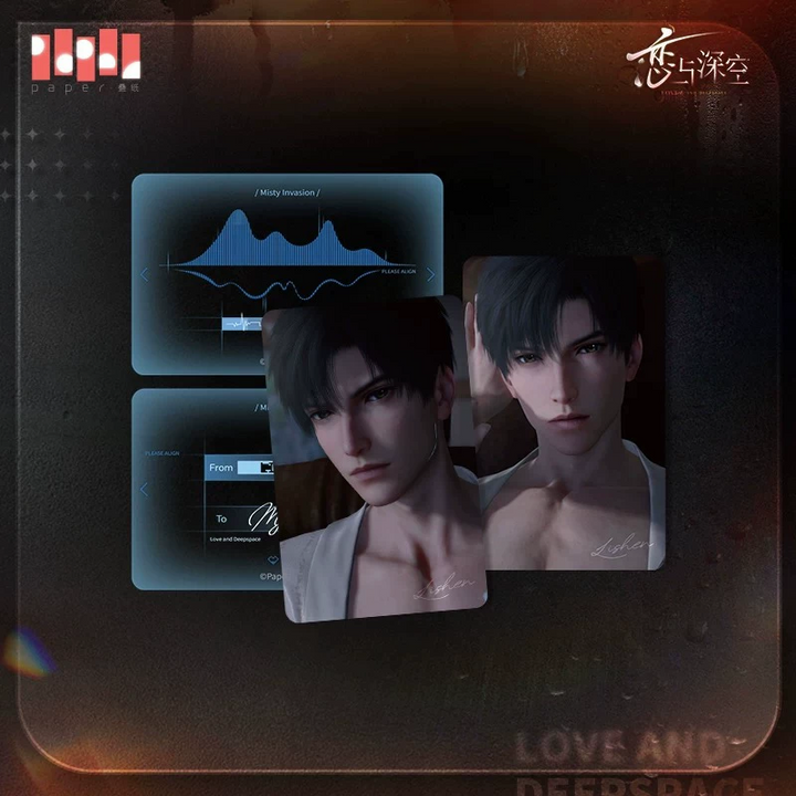 Love and Deepspace ★ Misty Invasion Mini Card Set (4 Pieces) - Zayne