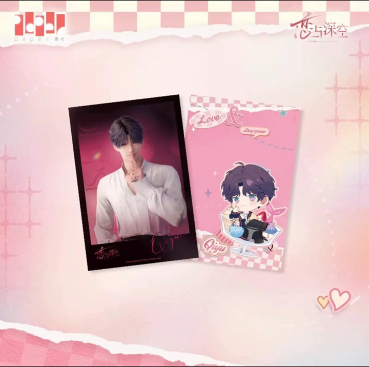 Love and Deepspace ★ Heart Whispers Postcard Set (2 Cards) - Rafayel