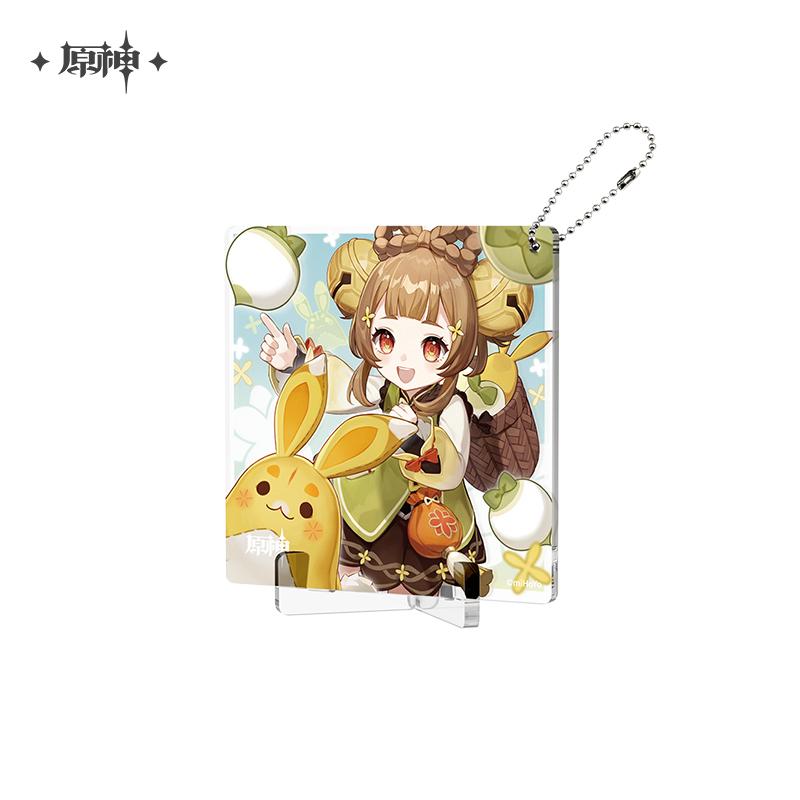 Genshin Impact ★ Birthday Illustration Acrylic Coaster - Yaoyao