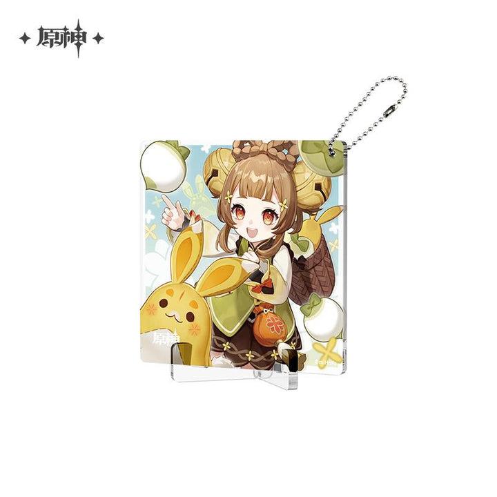 Genshin Impact ★ Birthday Illustration Acrylic Coaster - Yaoyao