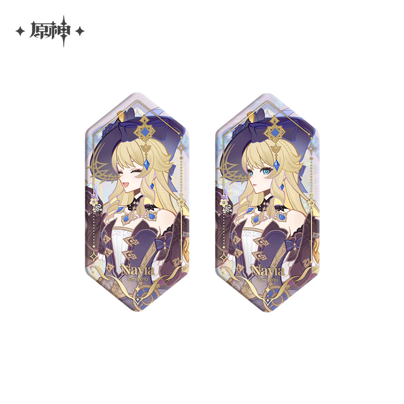 Genshin Impact ★ Fragrant Fantasy Die-Cut Badge Set - Navia
