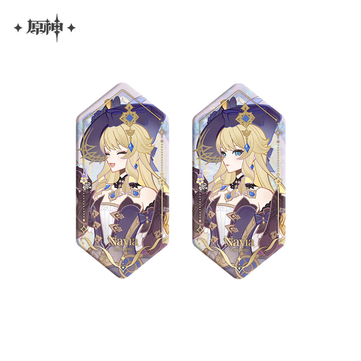 Genshin Impact ★ Fragrant Fantasy Die-Cut Badge Set - Navia