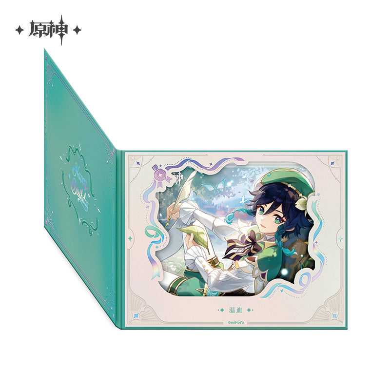 Genshin Impact ★ Day of Destiny Flip-Open Window Shikishi Art Board - Venti (2025 Edition)