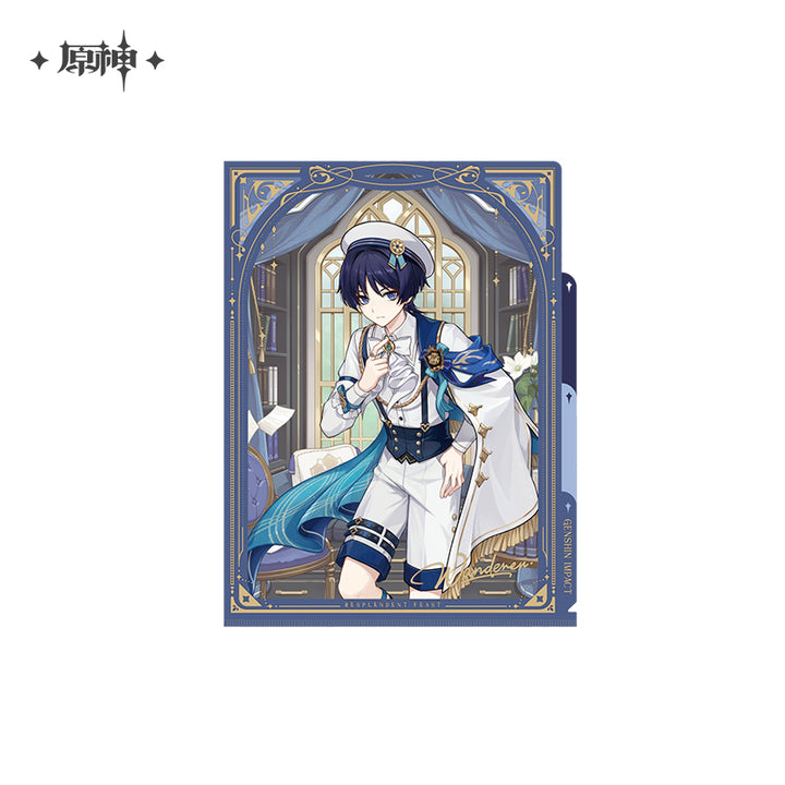 Genshin Impact ★ Resplendent Feast Multi-Pocket File Folder - Wanderer