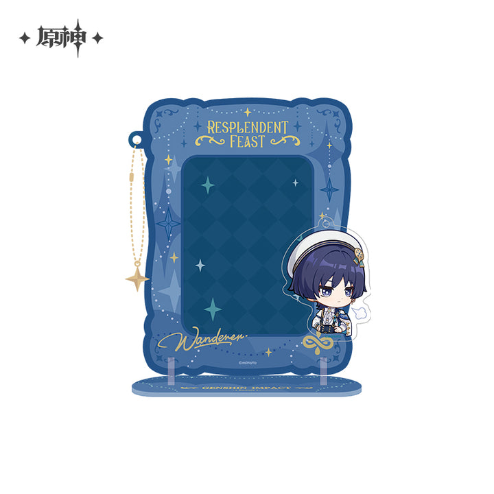 Genshin Impact ★ Resplendent Feast Chibi Magnetic Acrylic Photo Frame Stand - Wanderer