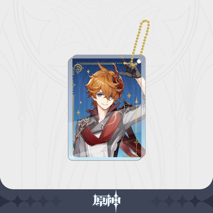 Genshin Impact ★ Character Illustration Thick Acrylic Charm - Tartaglia (Vol. 1)