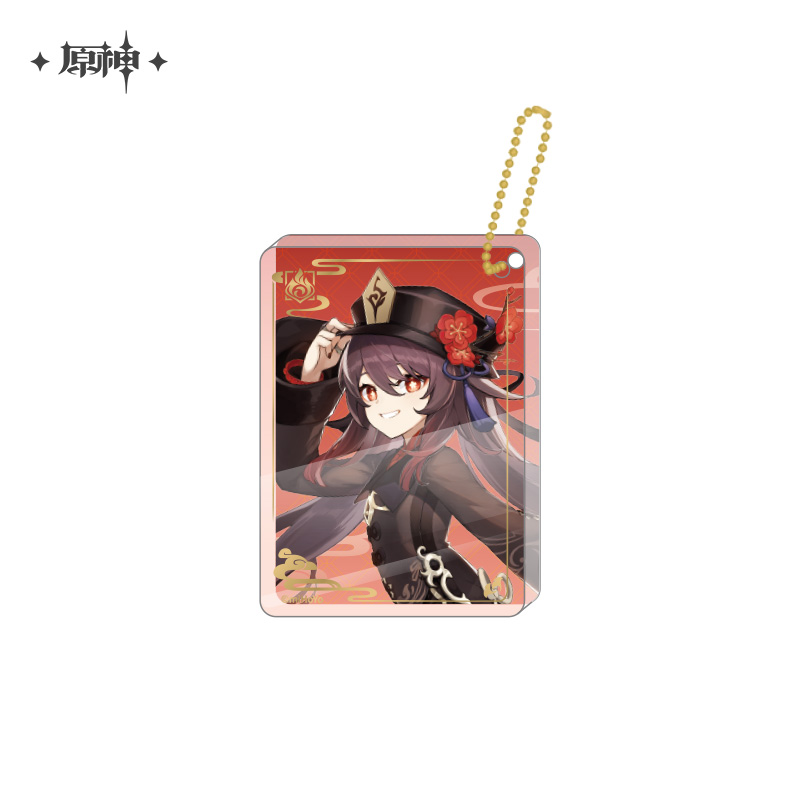 Genshin Impact ★ Character Illustration Thick Acrylic Charm - Hu Tao (Vol. 2)