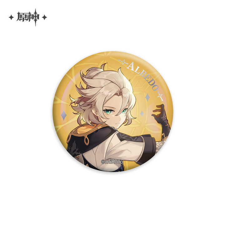 Genshin Impact ★ Kreideprinz Tinplate Badge - Albedo