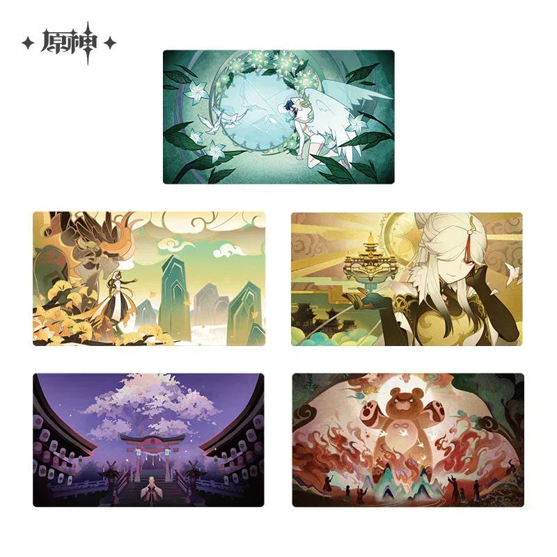 Genshin Impact ★ Earthly Glimpses 3D Lenticular Postcard Set