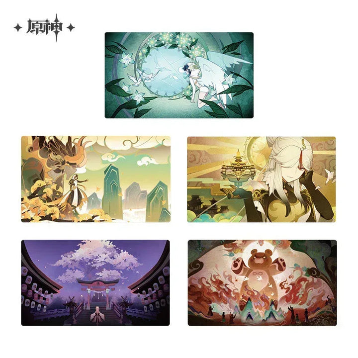 Genshin Impact ★ Earthly Glimpses 3D Lenticular Postcard Set