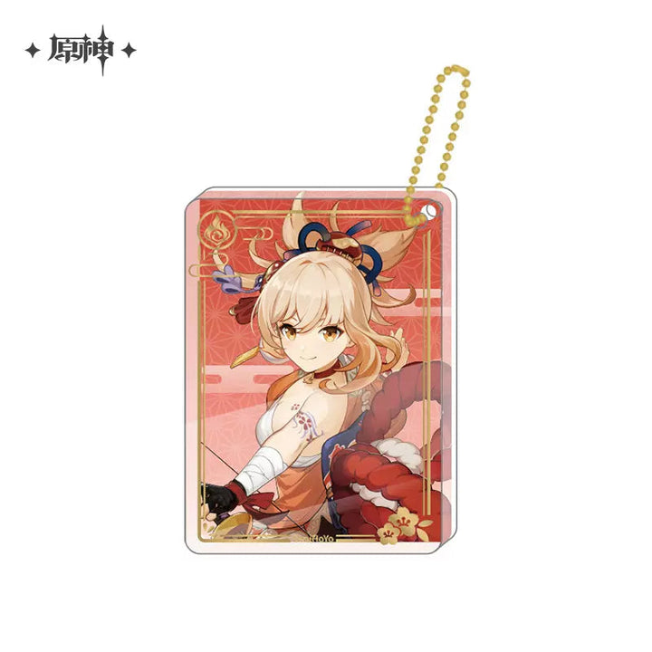 Genshin Impact ★ Character Illustration Thick Acrylic Charm - Yoimiya (Vol. 4)