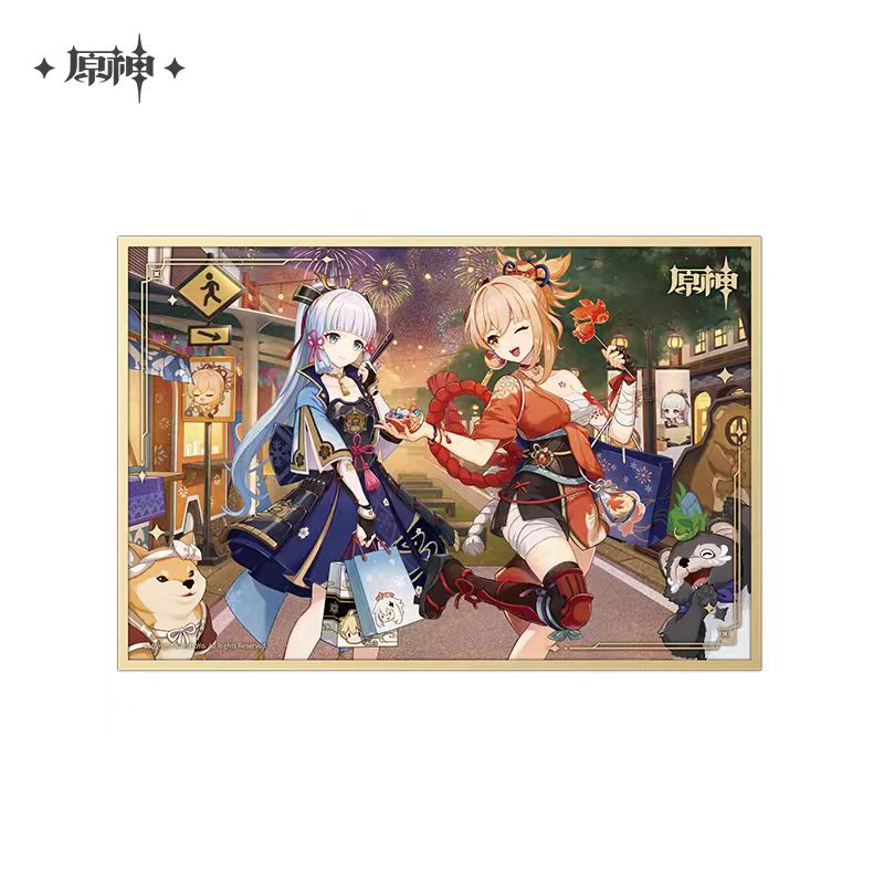 Genshin Impact ★ Brilliant Bazaar Acrylic Art Board