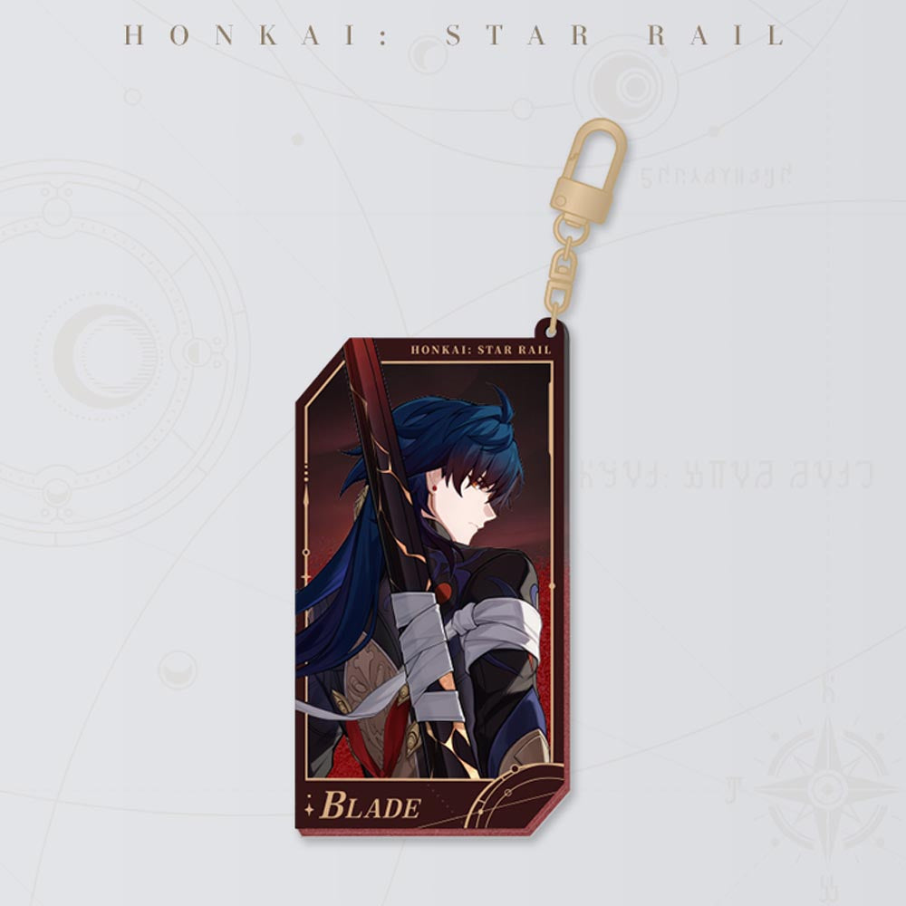 Honkai: Star Rail ★ All-Stars Invite Glitter Shaker Acrylic Keychain - Blade