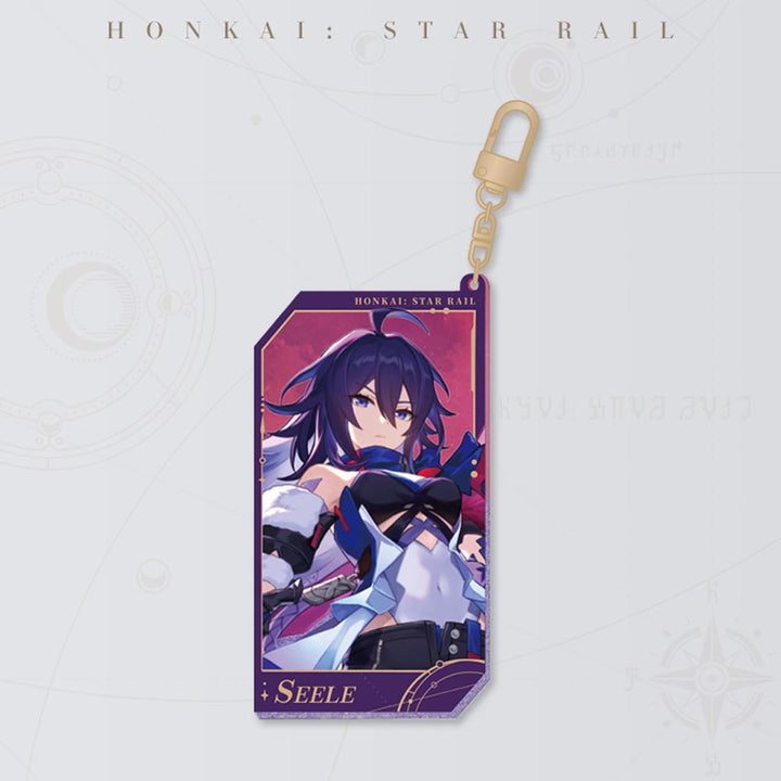 Honkai: Star Rail ★ All-Stars Invite Glitter Shaker Acrylic Keychain - Seele