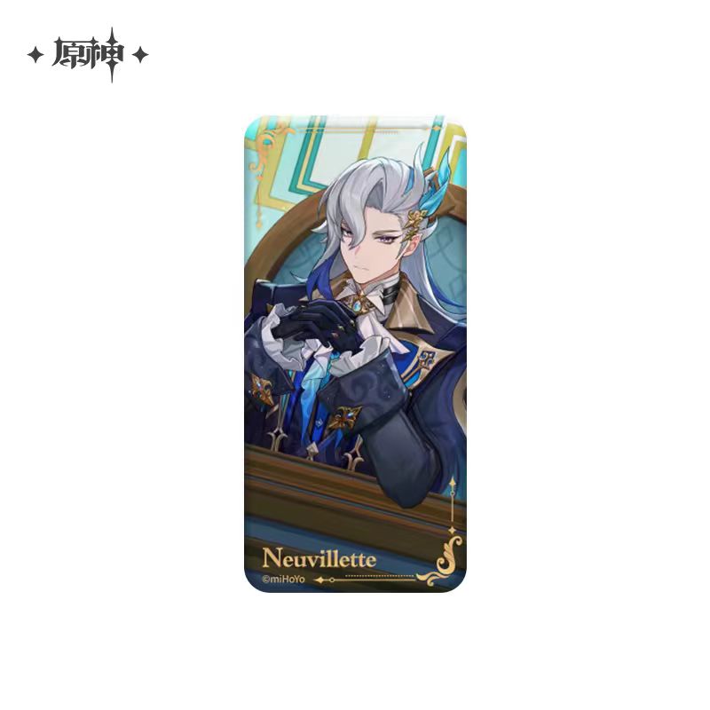 Genshin Impact ★ To the Stars Shining in the Depths Rectangular Badge - Neuvillette (Type B)
