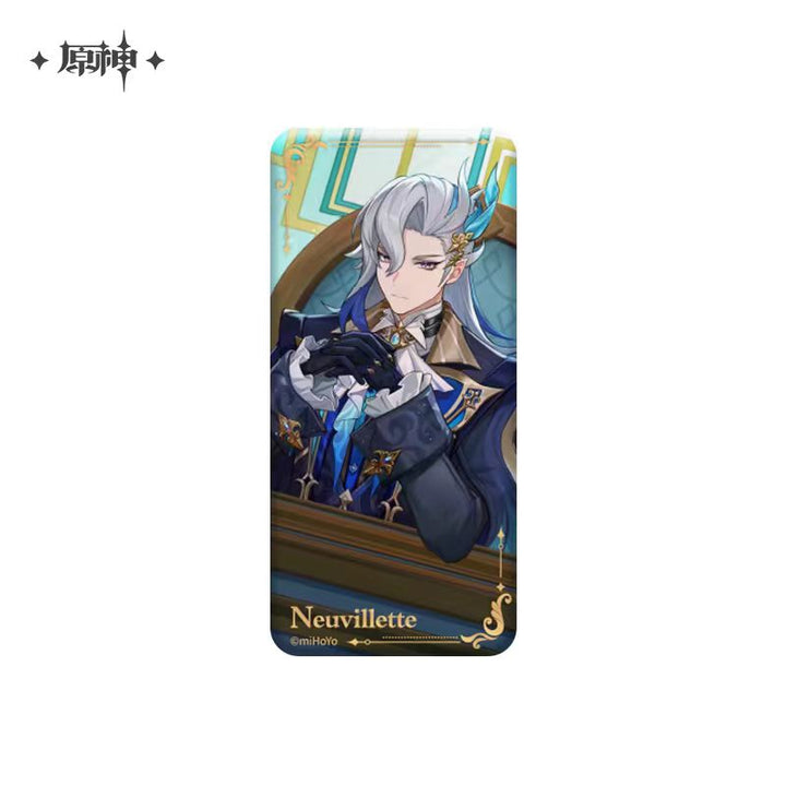 Genshin Impact ★ To the Stars Shining in the Depths Rectangular Badge - Neuvillette (Type B)
