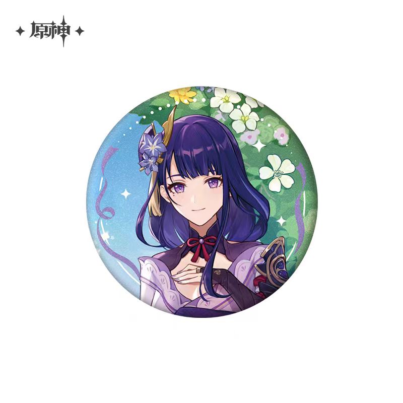 Genshin Impact ★ Anniversary Celebration Character Badge - Raiden Shogun (3rd Anniversary)