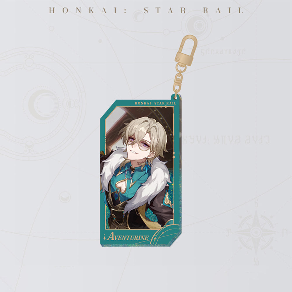 Honkai: Star Rail ★ All-Stars Invite Glitter Shaker Acrylic Keychain - Aventurine