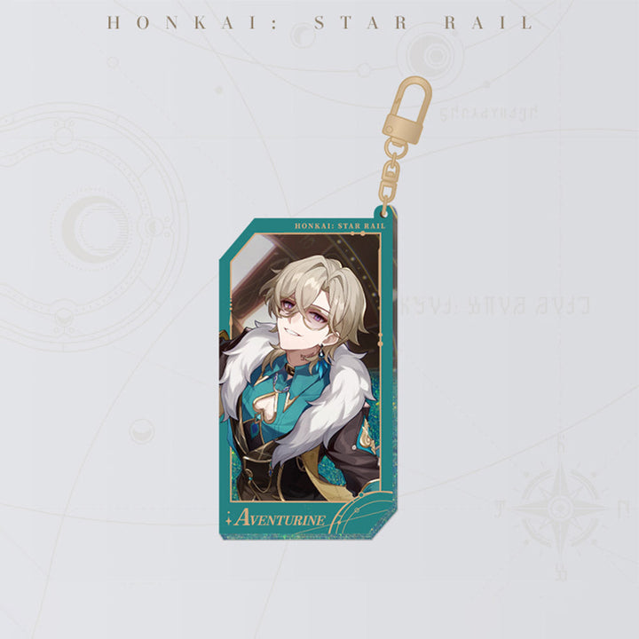 Honkai: Star Rail ★ All-Stars Invite Glitter Shaker Acrylic Keychain - Aventurine