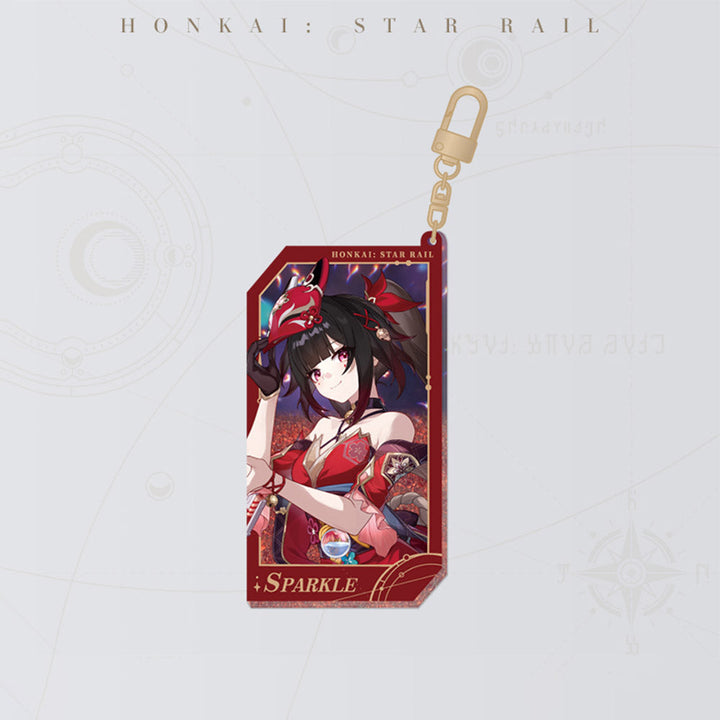 Honkai: Star Rail ★ All-Stars Invite Glitter Shaker Acrylic Keychain - Sparkle