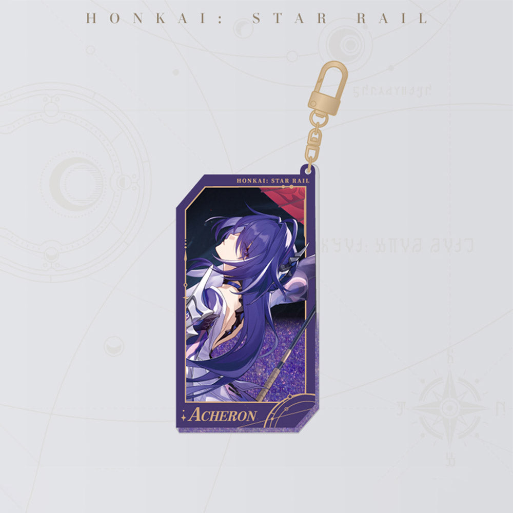 Honkai: Star Rail ★ All-Stars Invite Glitter Shaker Acrylic Keychain - Acheron
