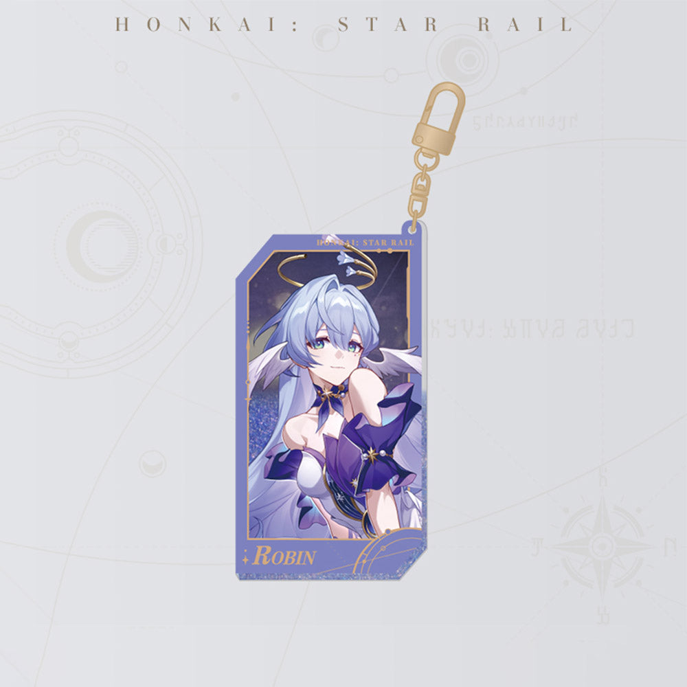 Honkai: Star Rail ★ All-Stars Invite Glitter Shaker Acrylic Keychain - Robin
