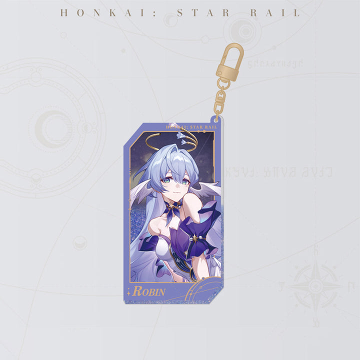 Honkai: Star Rail ★ All-Stars Invite Glitter Shaker Acrylic Keychain - Robin