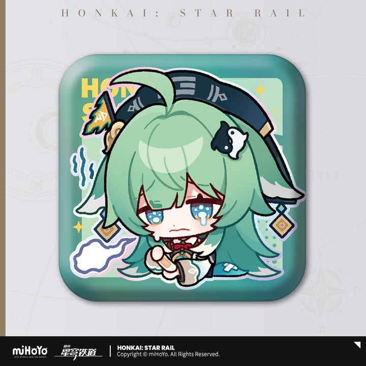 Honkai: Star Rail ★ Pom-Pom Gallery Square Tinplate Badge - Huohuo