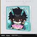 Honkai: Star Rail ★ Pom-Pom Gallery Acrylic Glitter Fridge Magnet - Dan Heng • Imbibitor Lunae