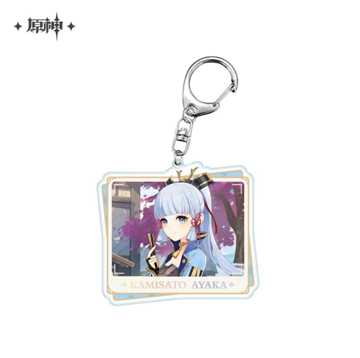Genshin Impact ★ Character PV Acrylic Keychain - Kamisato Ayaka