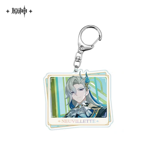 Genshin Impact ★ Character PV Acrylic Keychain - Neuvillette