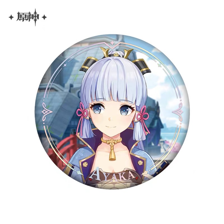 Genshin Impact ★ Character PV Badge - Kamisato Ayaka