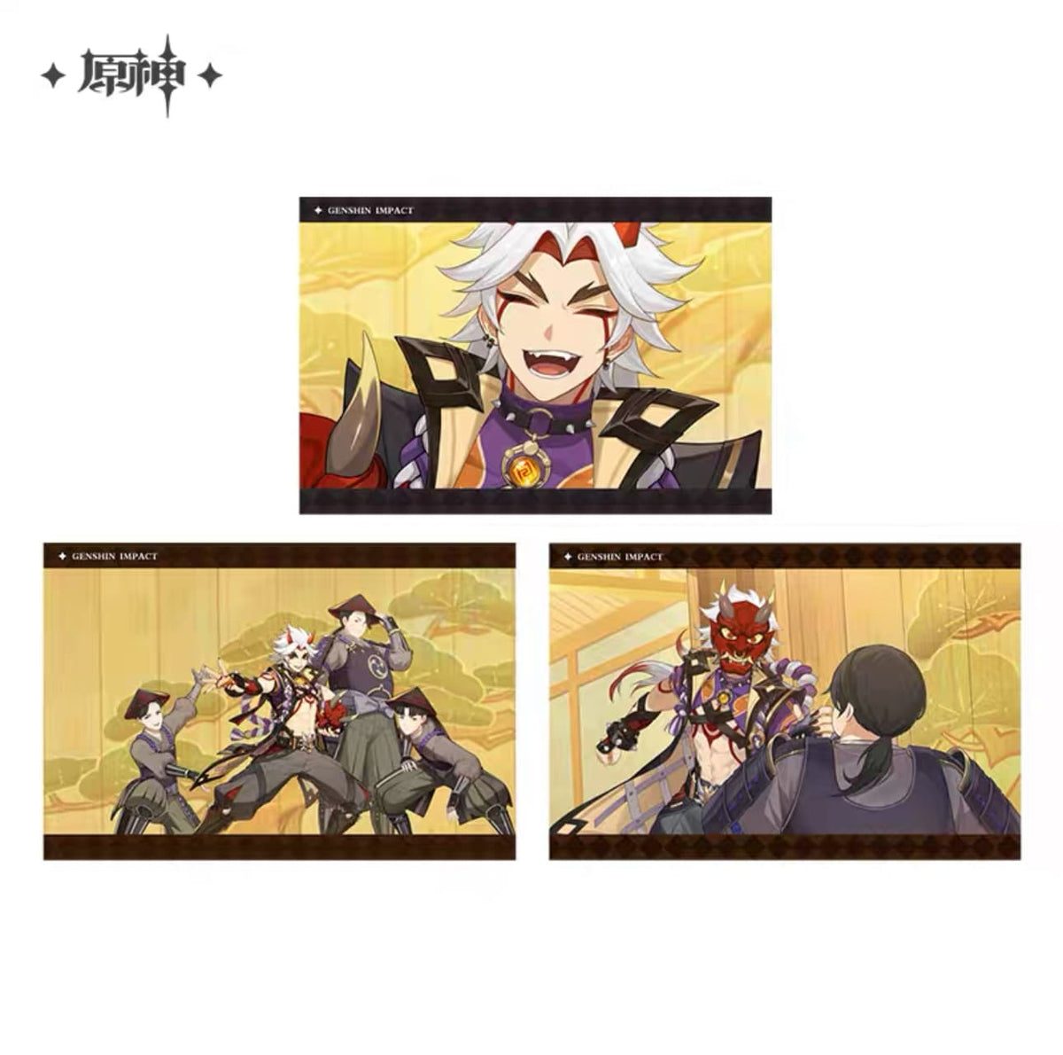 Genshin Impact ★ Character PV Photo Card Set - Arataki Itto