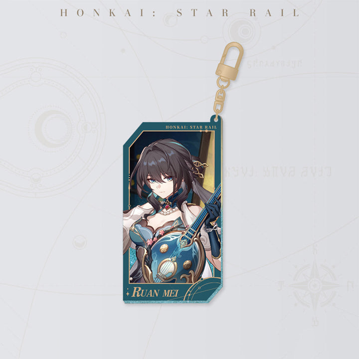 Honkai: Star Rail ★ All-Stars Invite Glitter Shaker Acrylic Keychain - Ruan Mei