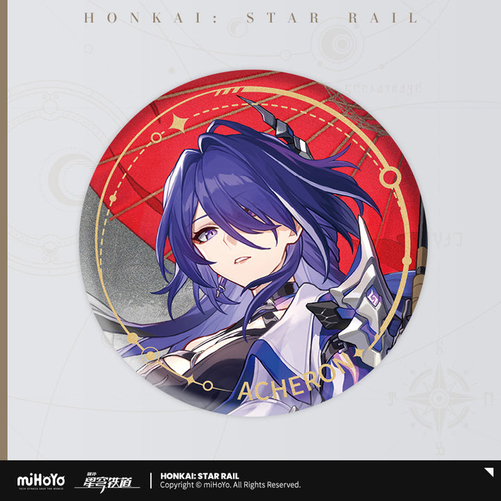 Honkai: Star Rail ★ Character Portrait Tinplate Badge - Acheron