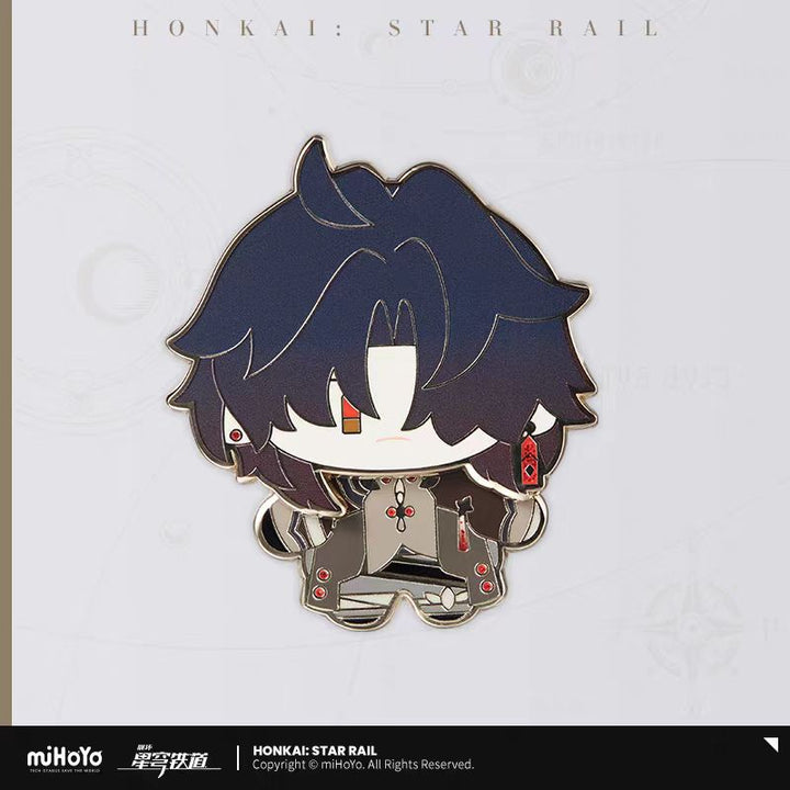 Honkai: Star Rail ★ Chibi Doll Wobbling Metal Badge - Blade