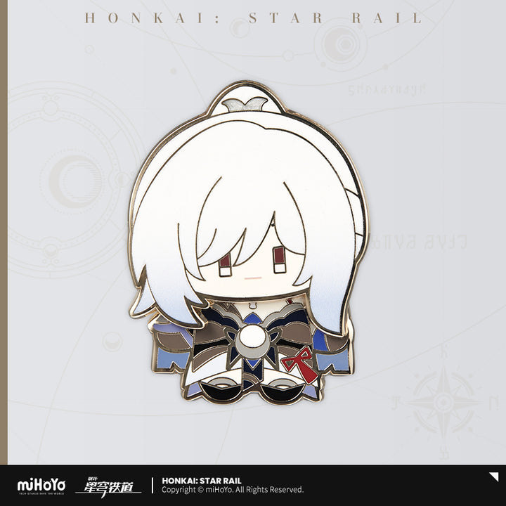Honkai: Star Rail ★ Chibi Doll Wobbling Metal Badge - Jingliu