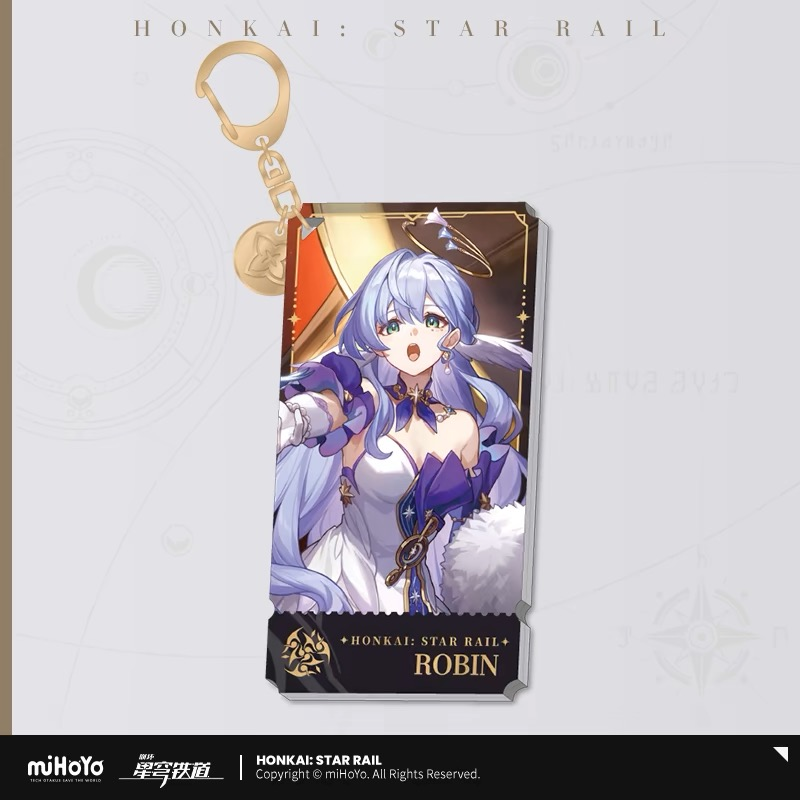 Honkai: Star Rail ★ Character Portrait Acrylic Keychain - Robin