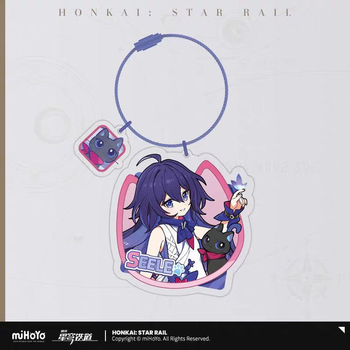 Honkai: Star Rail ★ Little Kitty Acrylic Keychain - Seele