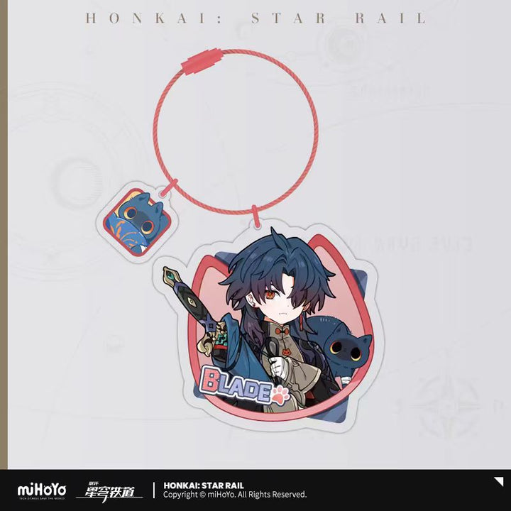 Honkai: Star Rail ★ Little Kitty Acrylic Keychain - Blade