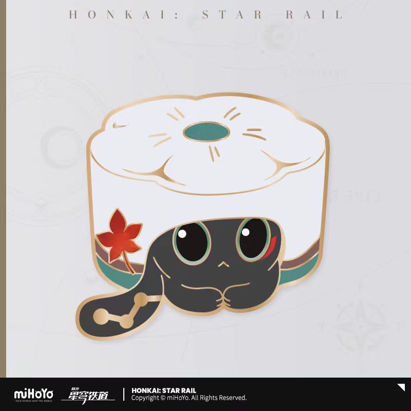 Honkai: Star Rail ★ Critter Pick Metal Badge - Rice Dumpling