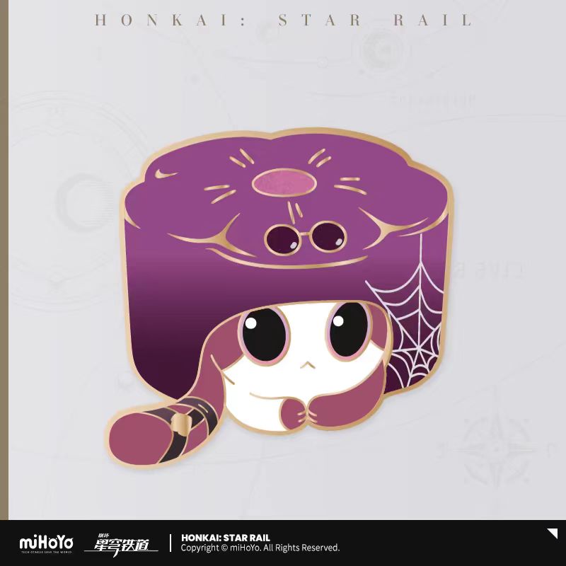 Honkai: Star Rail ★ Critter Pick Metal Badge - Sunglasses Cat