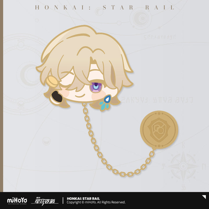 Honkai: Star Rail ★ Pom-Pom Gallery Metal Badge - Aventurine