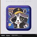 Honkai: Star Rail ★ Pom-Pom Gallery Square Tinplate Badge - The Galactic Baseballer