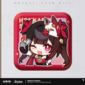 Honkai: Star Rail ★ Pom-Pom Gallery Square Tinplate Badge - Sparkle