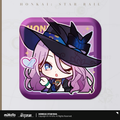 Honkai: Star Rail ★ Pom-Pom Gallery Square Tinplate Badge - Jade