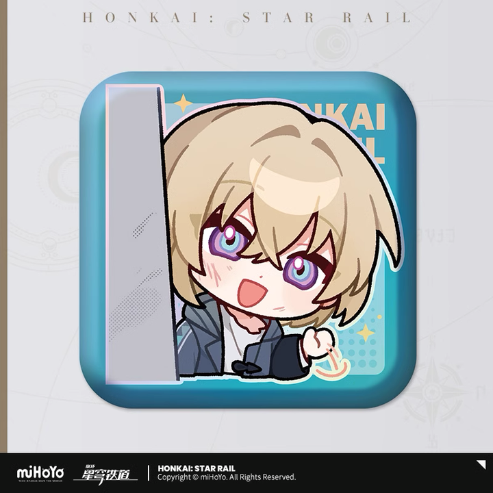 Honkai: Star Rail ★ Pom-Pom Gallery Square Tinplate Badge - Kakavasha