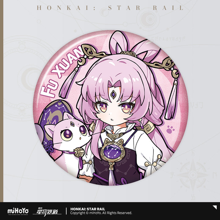 Honkai: Star Rail ★ Little Kitty Tinplate Badge - Fu Xuan