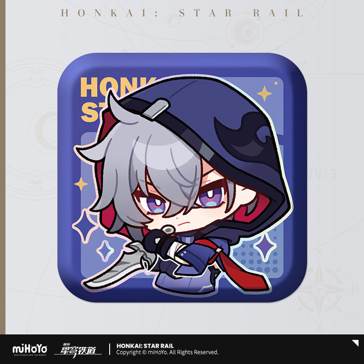 Honkai: Star Rail ★ Pom-Pom Gallery Square Tinplate Badge - Moze
